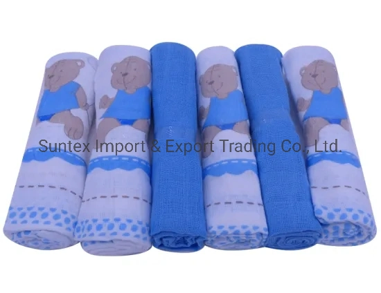 3 Pack Newborn Baby Muslin Bamboo Diapers