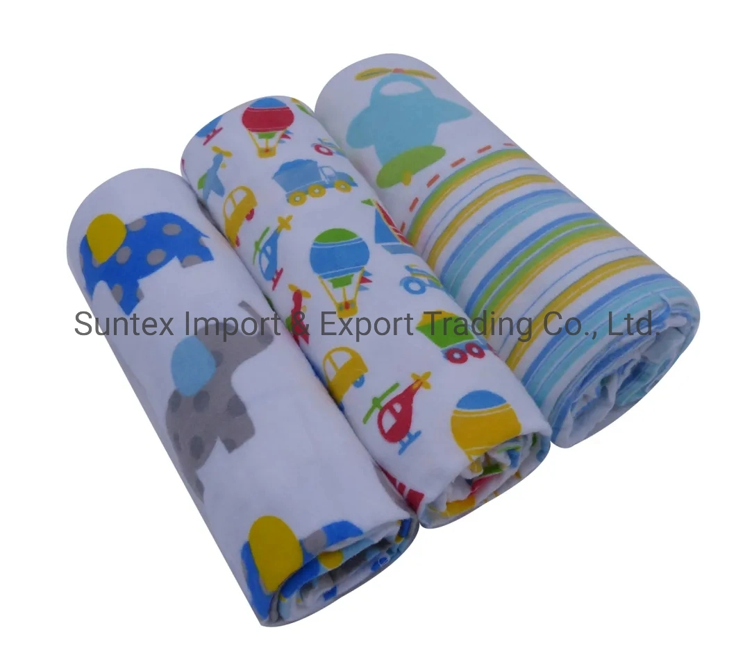 100% Cotton Flannel Baby Diaper/Burp Cloths