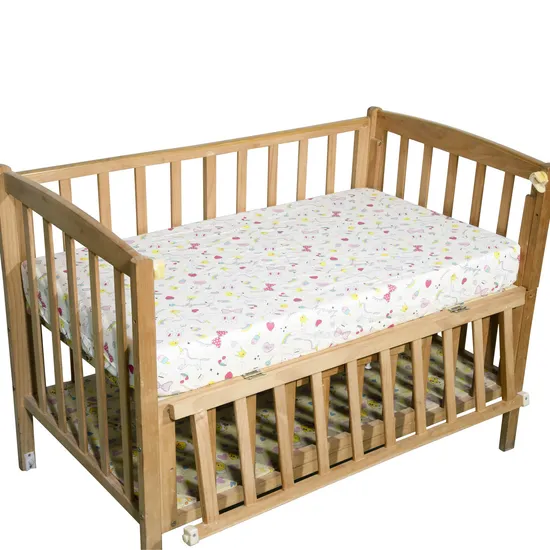 Promotional! Customize Baby Waterproof Bed Anti-Bug Mites Crib Quilted Cuna Bamboo Mattress Pad Cover Protector