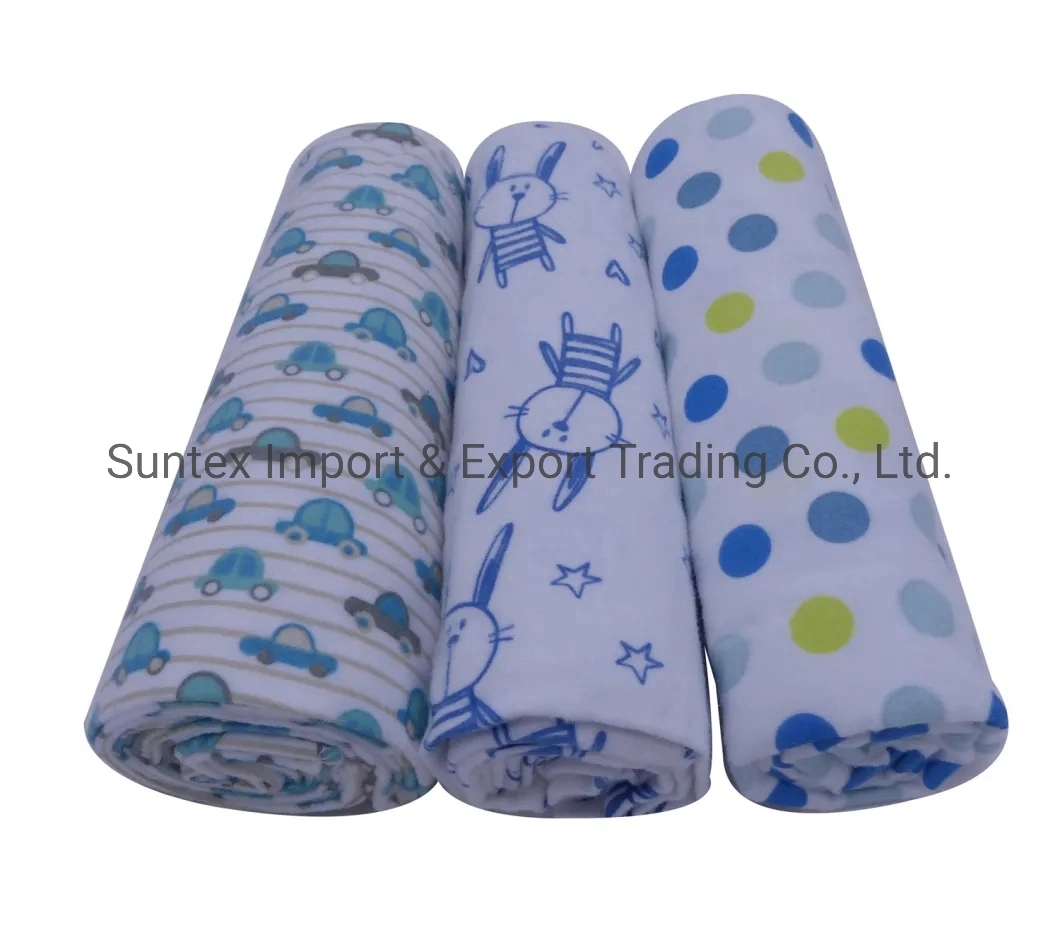 100% Cotton Flannel Baby Diaper/Burp Cloths