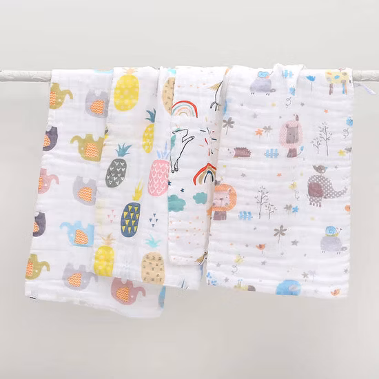 오가닉 코튼 베이비 트림 천 아기 수유 천